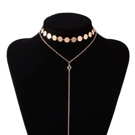 Aliexpress Com Buy Statement Necklace Chain Choker Necklace Long