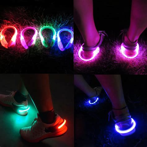 Novelty Led Luminous Shoe Clip Light Safety Warning Led Lights Night