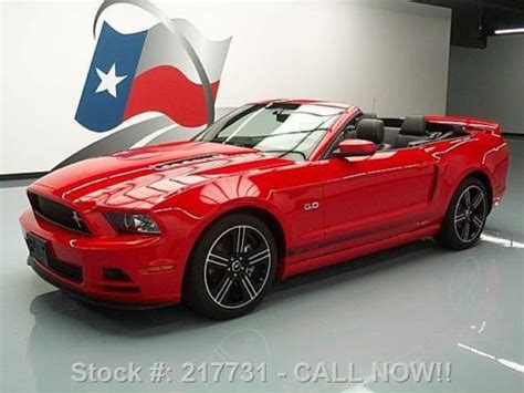 Find Used 2014 Ford Mustang Gtcs Premium 50 Convertible Nav 29k Texas