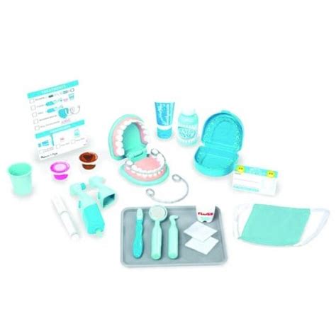 Melissa Doug Super Smile Dentist Kit With Pretend Play Set Of Teeth And Dental Accessories 25