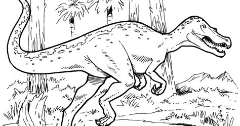 Gambar Dinosaurus Kartun Untuk Mewarnai