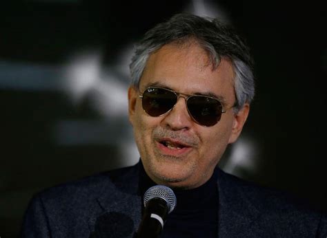 Blind Opera Superstar Andrea Bocelli Seeks High Tech Vision At Mit