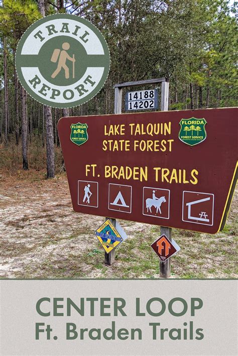Fort Braden Trails Center Loop State Forest Lake Forest Forest Service