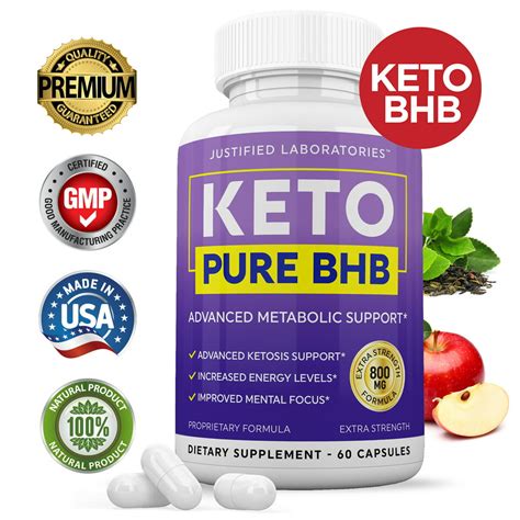 Keto Pure Bhb Pills Advanced Real Bhb Boost Ketogenic Supplement