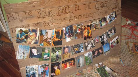 Check out our photo board selection for the very best in unique or custom, handmade pieces from our wall décor shops. Make a rustic memory board for your graduate ...