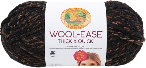 Lion Brand Yarn 641 539 Wool Ease Thick And Quick Bonus Bundle Yarn One