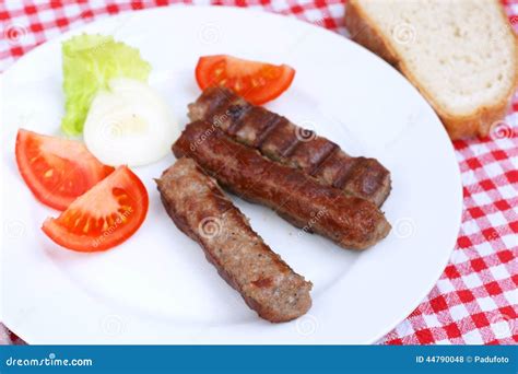 Grilled Minced Meat Sticks Stock Photo Image Of Meat 44790048