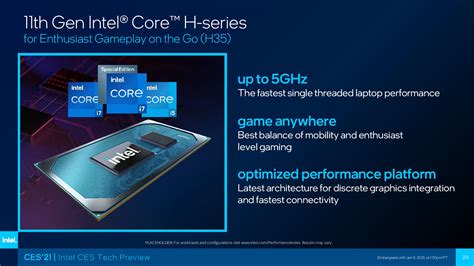 intel launches 35w tiger lake quad core h35 processors for new ‘ultraportable gaming segment