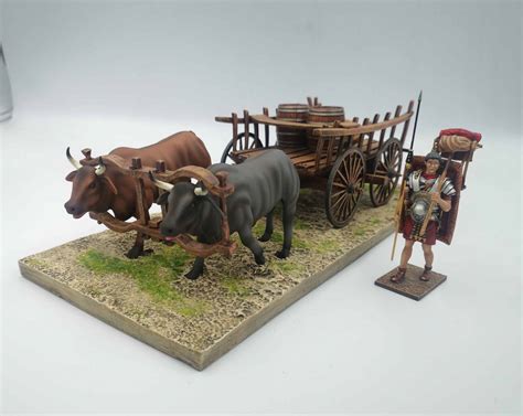 Roman Ox Cart Set Maison Militaire