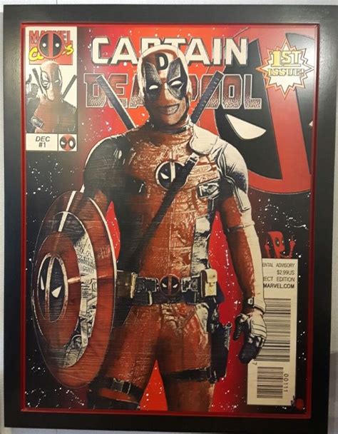 Captain Deadpool By Rob Bishop M P Gallery Free Uk Delivery