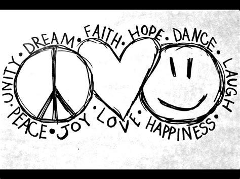 Peace Peace Love Happiness Peace And Love Love