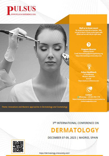 3rd International Conference On Dermatology Research Dermatology 2023