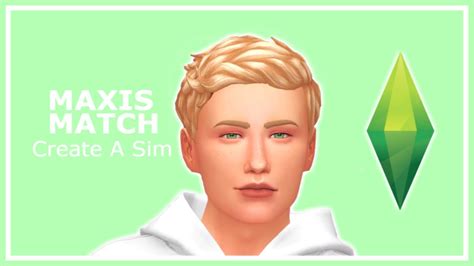 The Sims 4 Create A Sim Maxis Match Male Sim Kaysims Youtube