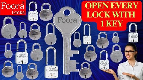 Open Every Lock With This Key 1 Key Many Locks Foora Locks Same
