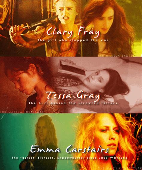 Clary Fray Tessa Gray And Emma Carstairs  Emma Carstairs Mortal