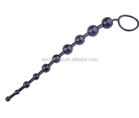 Sex Shop Soft Adult Toys 10 Extra Long Anal Beads For Prostate G Spot