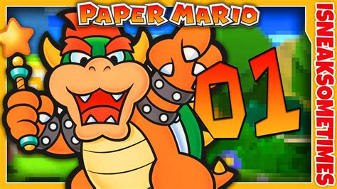 Paper Mario Wii U Vc Part 1 Bowser And The Star Rod Road To