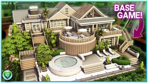The Oak House The Sims 4 Speed Build No Cc Youtube Vrogue