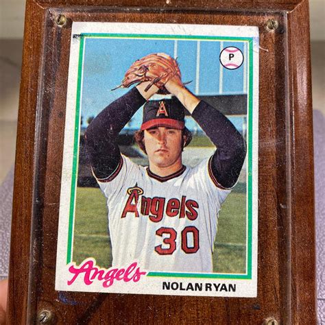 Because of his accomplishment the year before of eclipsing the 5,000 strikeout mark, topps placed him as the first card in their 1990 set. 1978 Topps Nolan Ryan Card No. 400 Framed