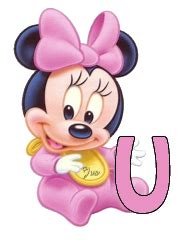 Abecedario de Minnie Bebé en Rosa. Minnie Baby in Pink Alphabet. | Minnie bebé, Minnie baby, Minnie