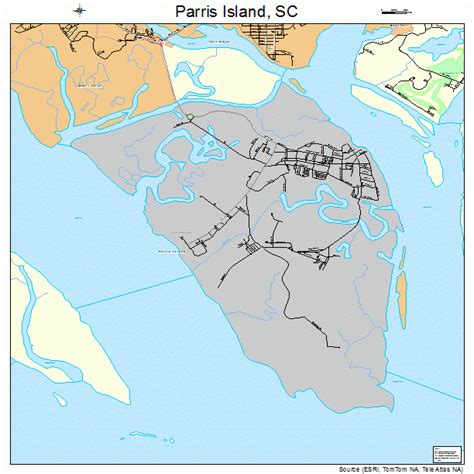 Teyonah parris portrayed monica rambeau in wandavision and captain marvel 2. Parris Island South Carolina Street Map 4554850