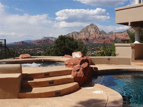 Sedona House Rental Pool And Spa Heated Private Red Rock Views Luxury