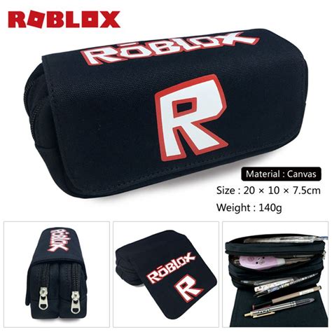 New Game Roblox Pencil Case Pen Bag Make Up Cosmetic Bag Cartoon