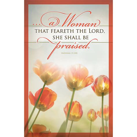 A Woman That Feareth The Lord Mothers Day Bulletin Lifeway