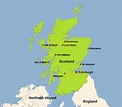 Mapa Da Escócia | Mapa