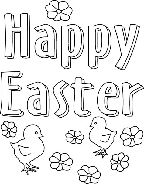 Happy Easter Coloring Pages Best Coloring Pages For Kids