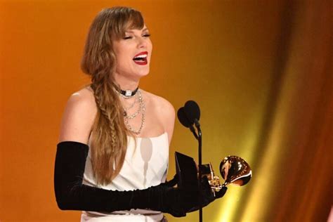 Taylor Swift Makes Grammys History With Fourth Album Of The Year Win