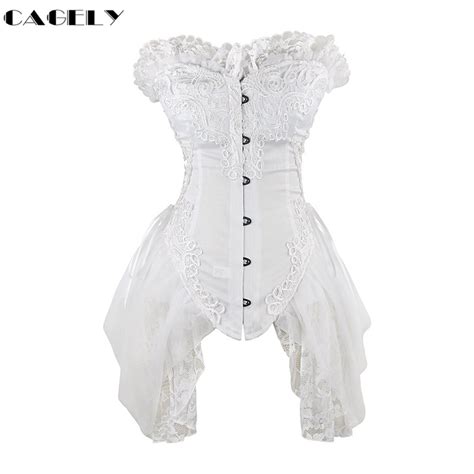2020 Victorian Lace Corset Dress Sexy Lingerie Gothic Clothing Corselet