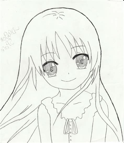 Anime Drawings Easy Girl At Explore