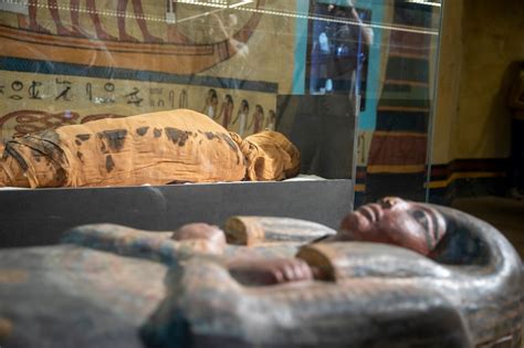 Déri Museums 3400 Year Old Egyptian Sarcophagus On Display At The