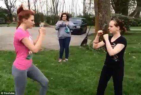 Both Girls In Shovel Fight Video Are Arrested For Disorderly Conduct Daily Mail Online