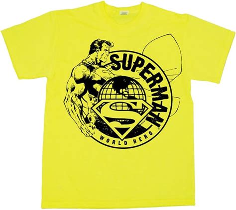 Superman Officially Licensed Merchandise World Hero Sketch Yellow Xx