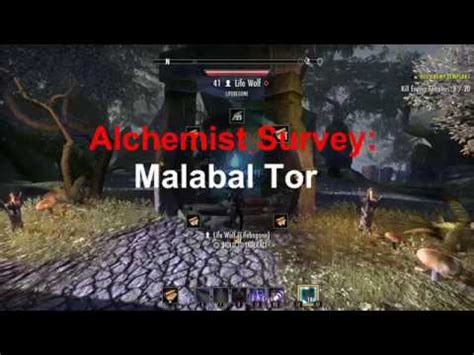 Alchemist Survey Malabal Tor YouTube