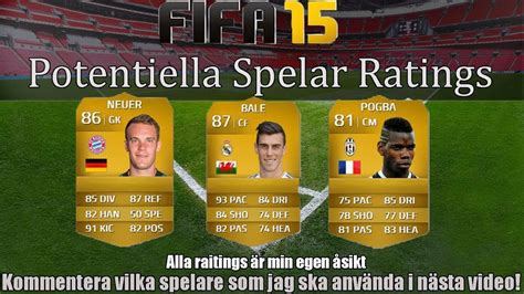 Latest fifa 21 players watched by you. FIFA 15 Potentiella Spelar Ratings /Pogba, Bale, Neuer ...