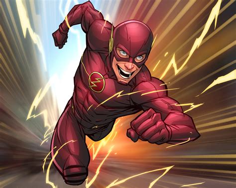 Flash Comic Art Hd Superheroes 4k Wallpapers Images Backgrounds