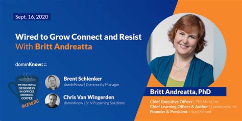 Wired To Grow Connect And Resist With Britt Andreatta Phd Crowdcast