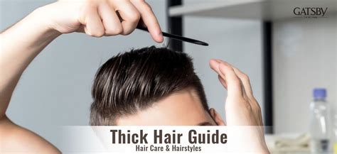 Thick Hair Guide For Men Hair Care And Hairstyles