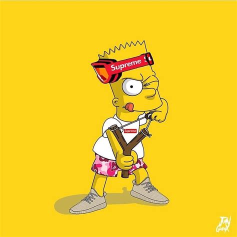 2019 Da Adidas Ta Süet Tanrı Supreme Bart Simpson Giyen Markalar Hd Telefon Duvar Kağıdı Pxfuel