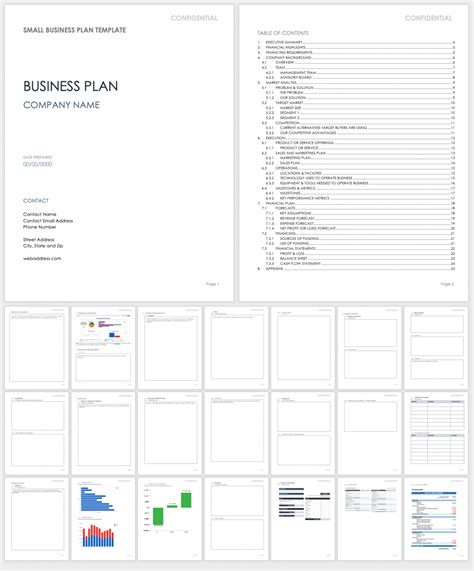 Free Business Plan Templates For Word Smartsheet