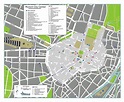Mapa grande turística detallada del centro de Múnich | Múnich ...