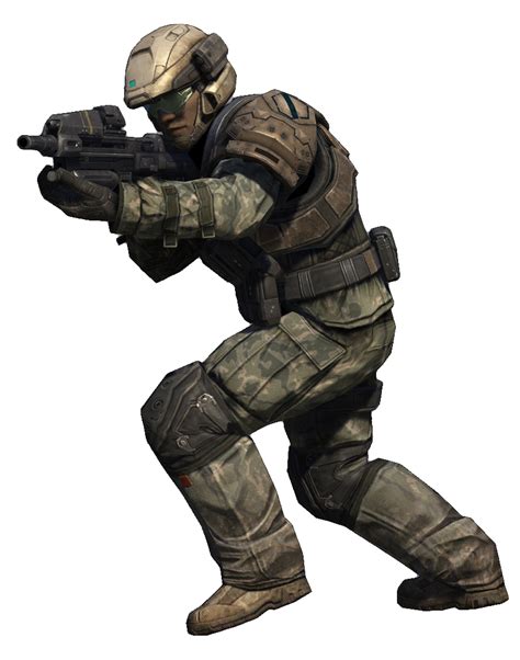 Archivohalo Reach Unsc Army Infantryman Crouchingpng Halopedia