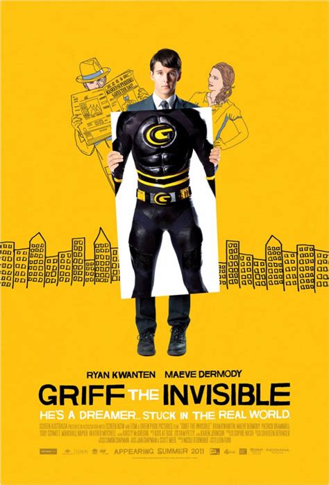 Trailer And Poster For Griff The Invisible With Ryan Kwanten Ramas