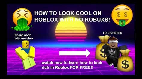 How To Look Cool In Roblox With No Robux 2020 Working Youtube