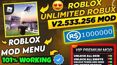 Roblox Mod Apk Roblox Mod Menu Apk 2022 Unlimited Robux And Money 100