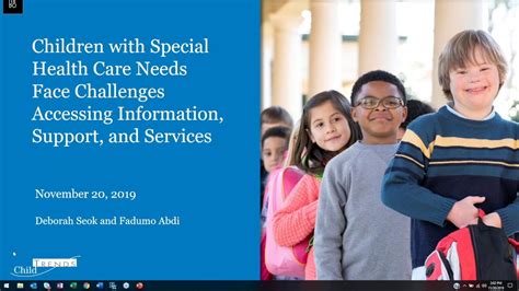 Children With Special Health Care Needs Accessing Information Support