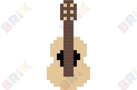 Guitar Pixel Art Brik